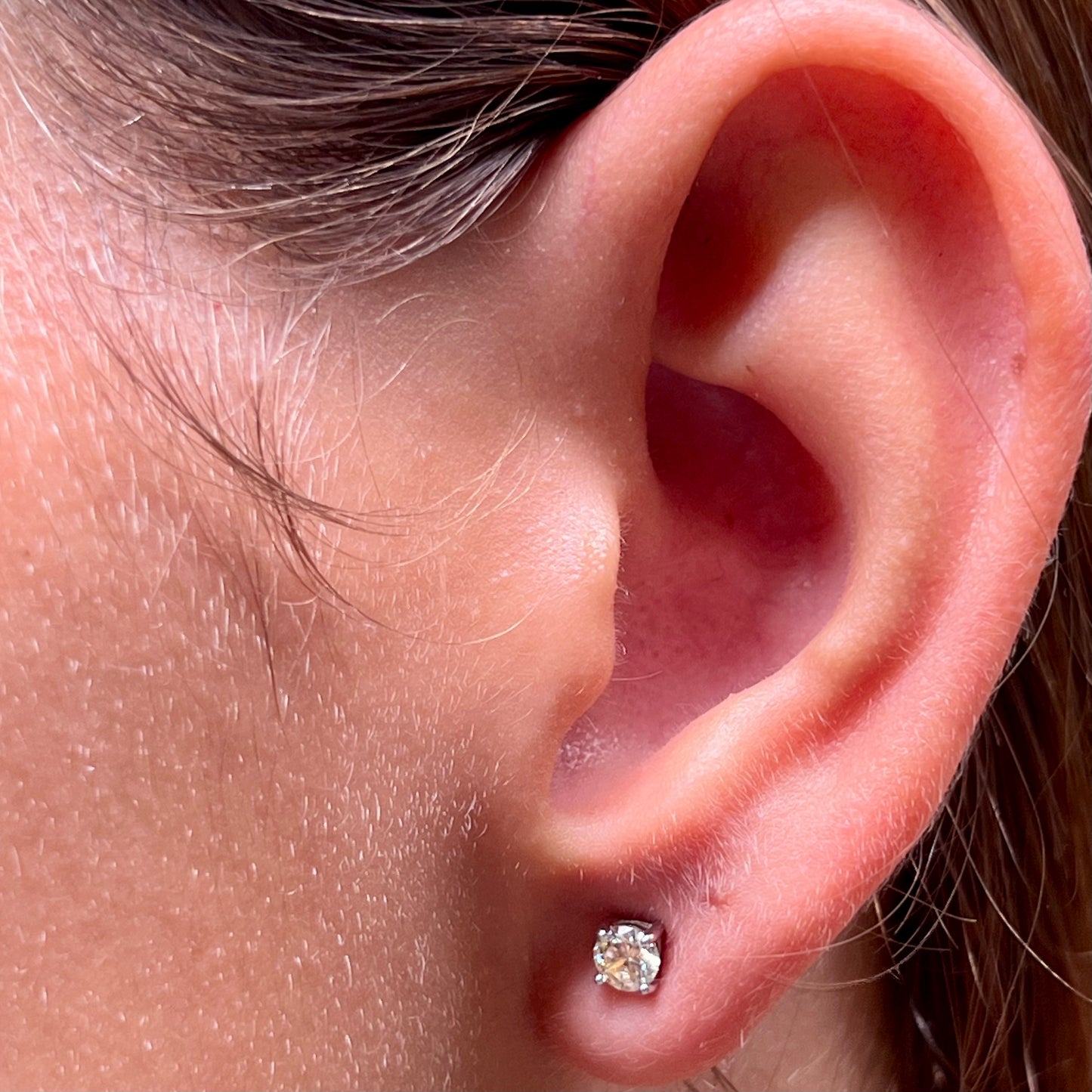 Light Spot Earrings in Sterling Silver 925