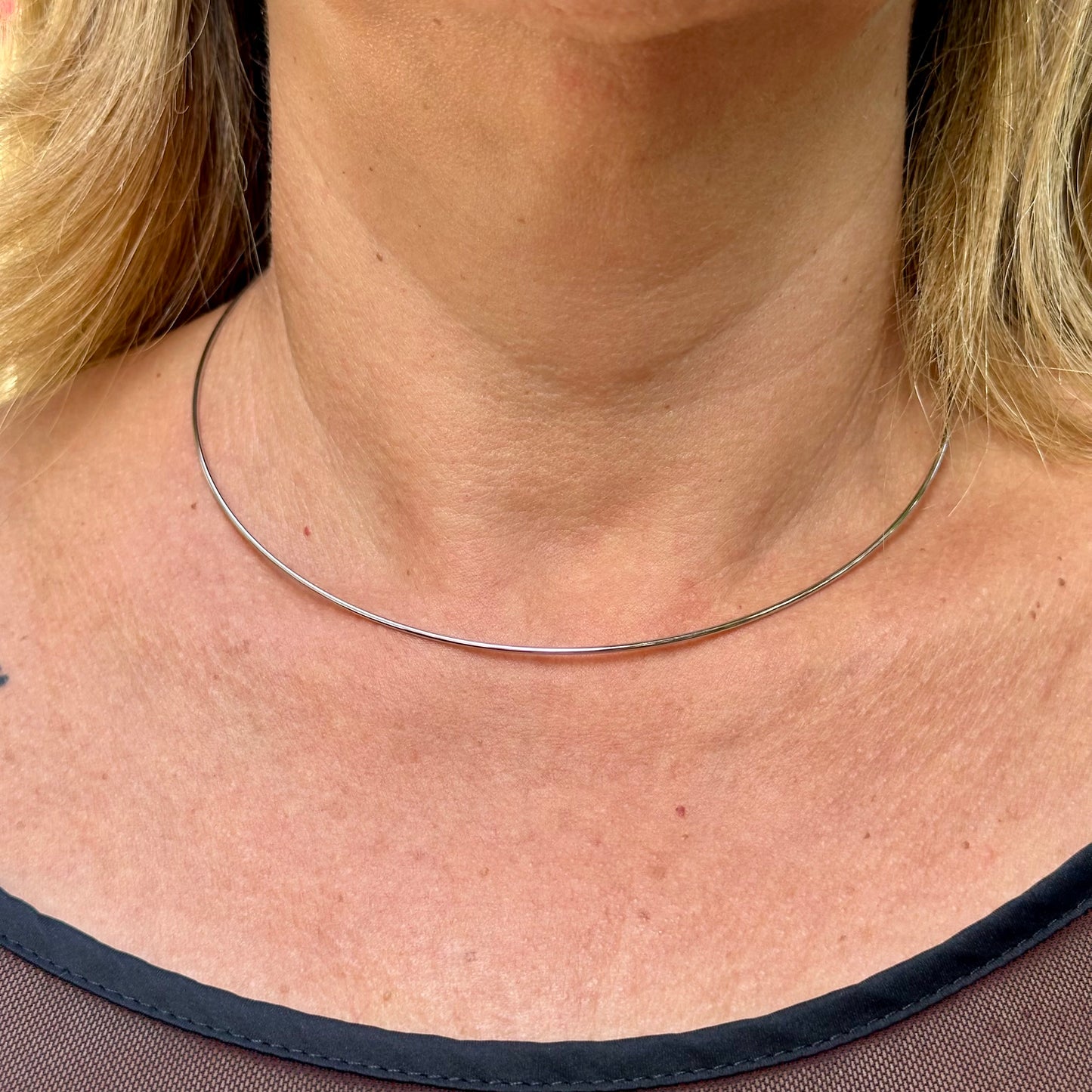 Flat Choker in 18K Gold Plated