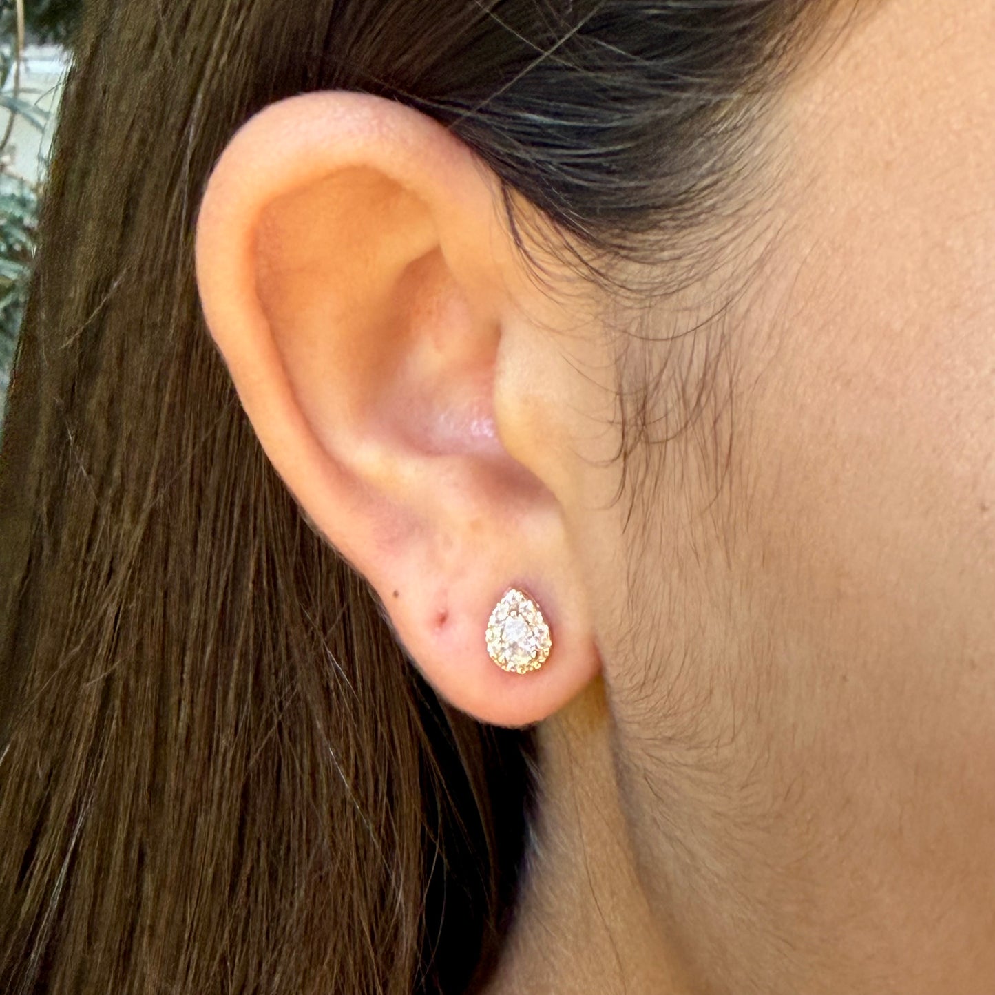 Mini Drop Earrings in Sterling Silver 925