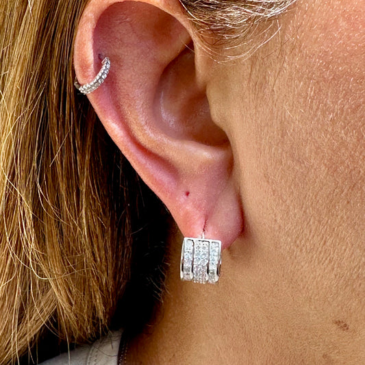 Cartagena Earrings in Sterling Silver 925