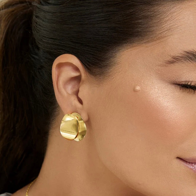 Lila Earrings in 18K Gold Plated by Anna Prata
