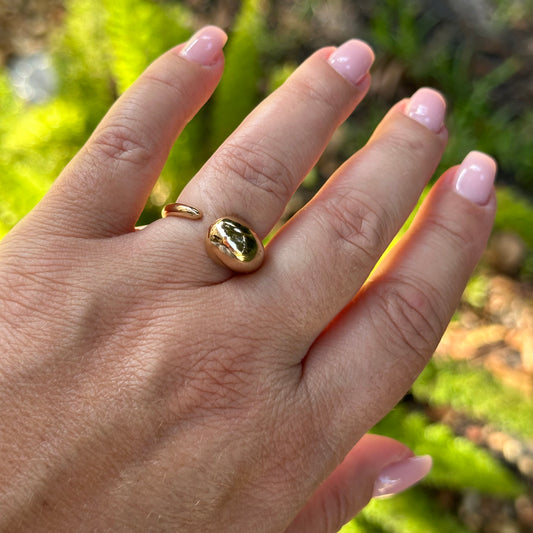 Adjustable Julie Ring in 18K Gold Plated