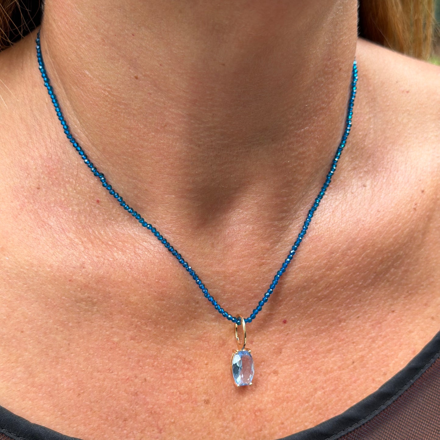 Color Necklace in 18K Gold Plated