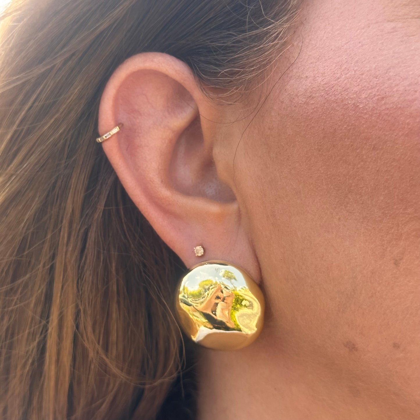 Panama Earrings in 18K Gold Plated