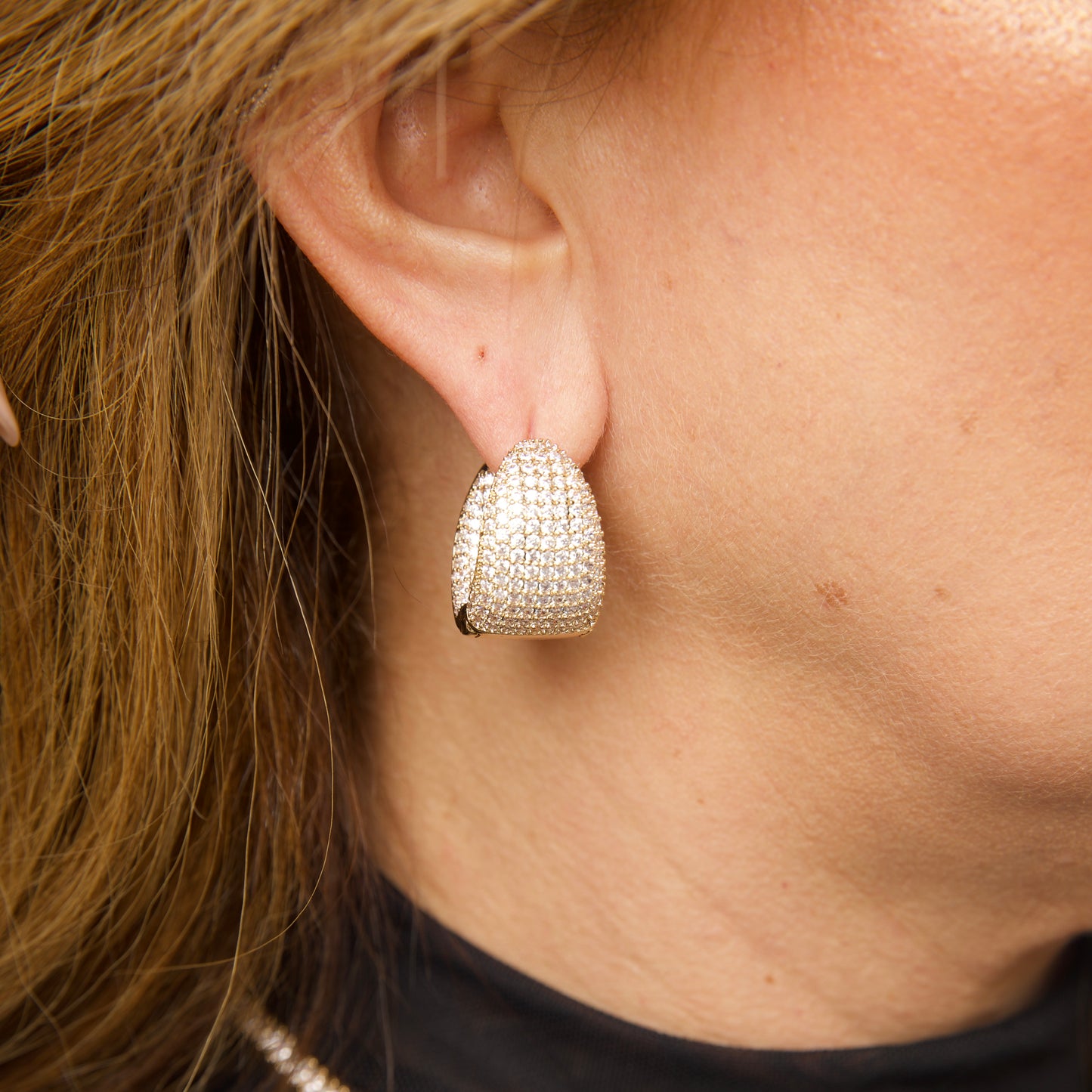 Hoop Earrings in 18K Gold Plated