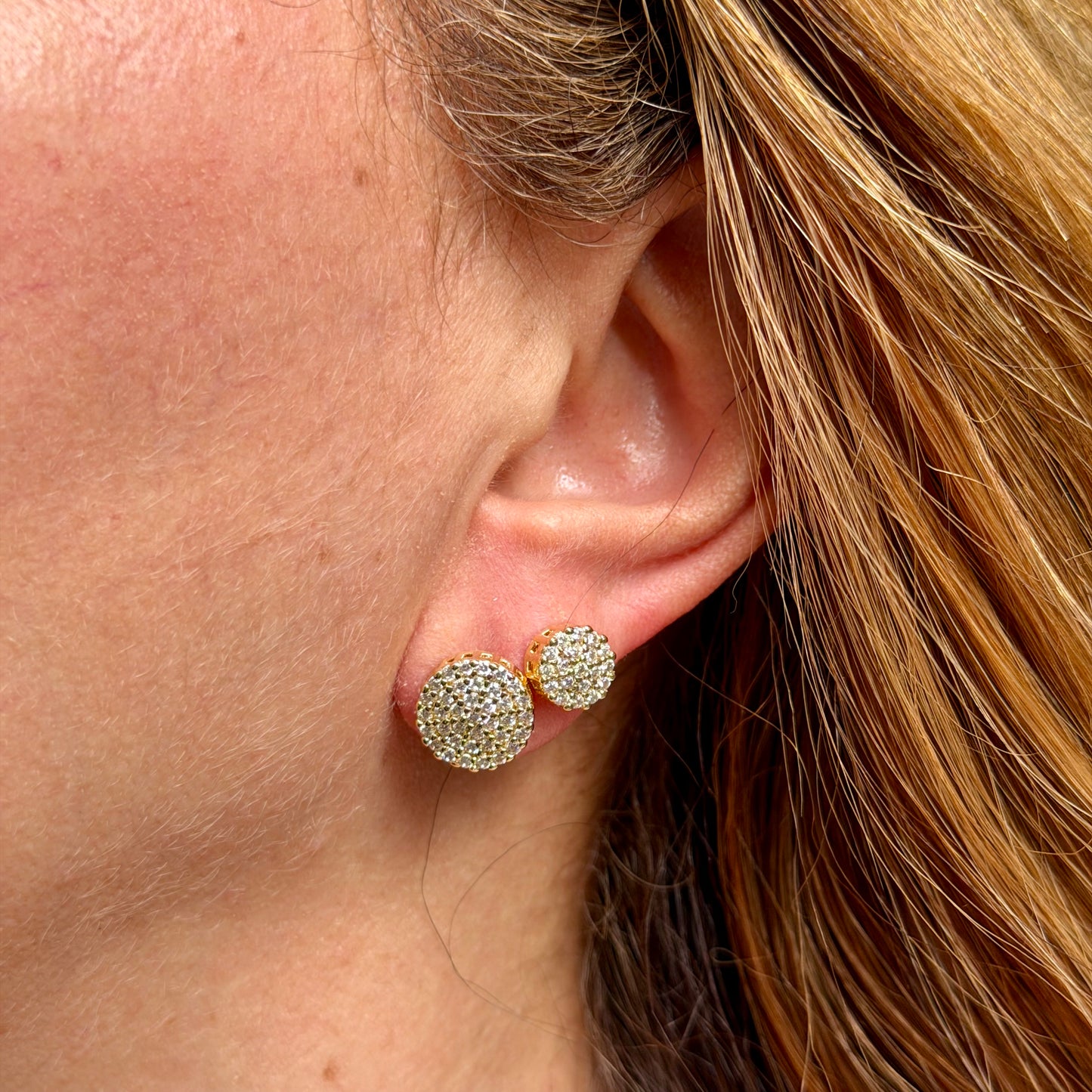Sun Earrings in 18K Gold Plated