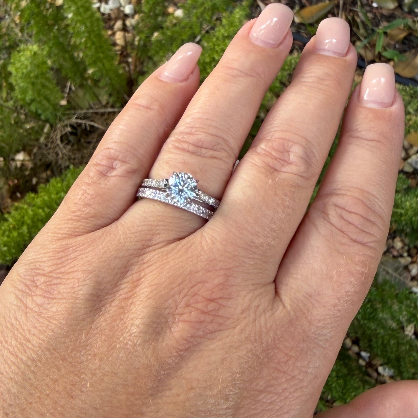 Solitaire Ring in Sterling Silver 925