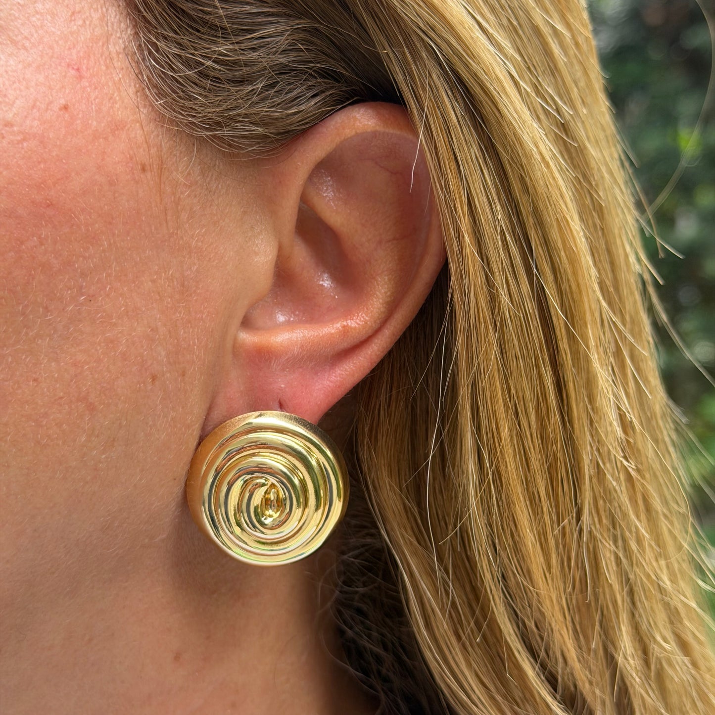 China Hat Earrings in 18K Gold Plated