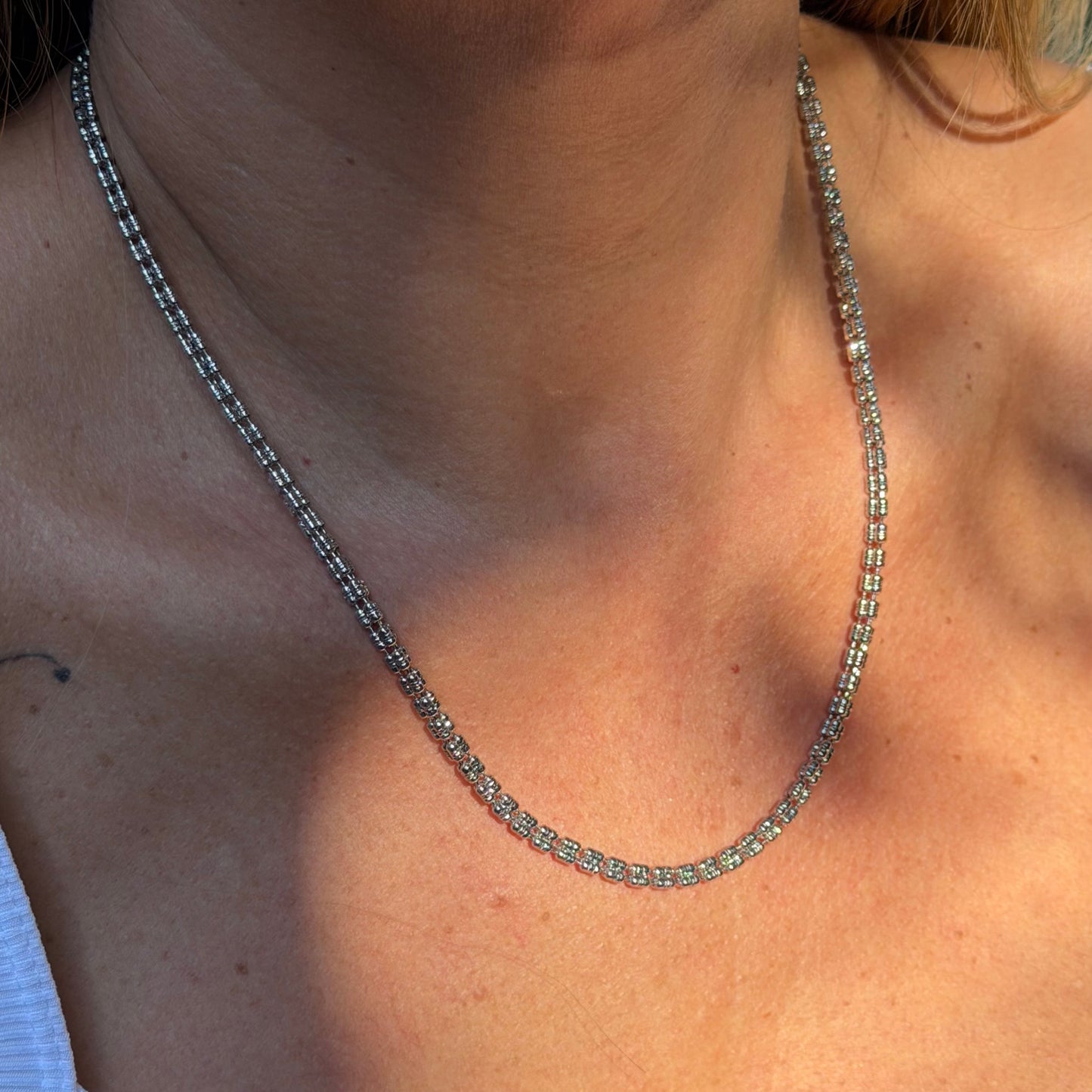 Munique Necklace in Sterling Silver 925