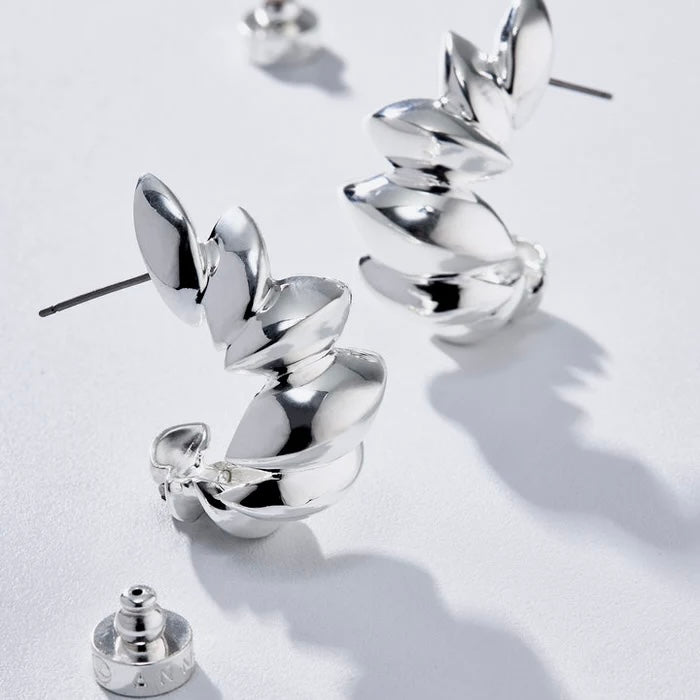 Trama Earrings in 18K Gold Plated by Anna Prata