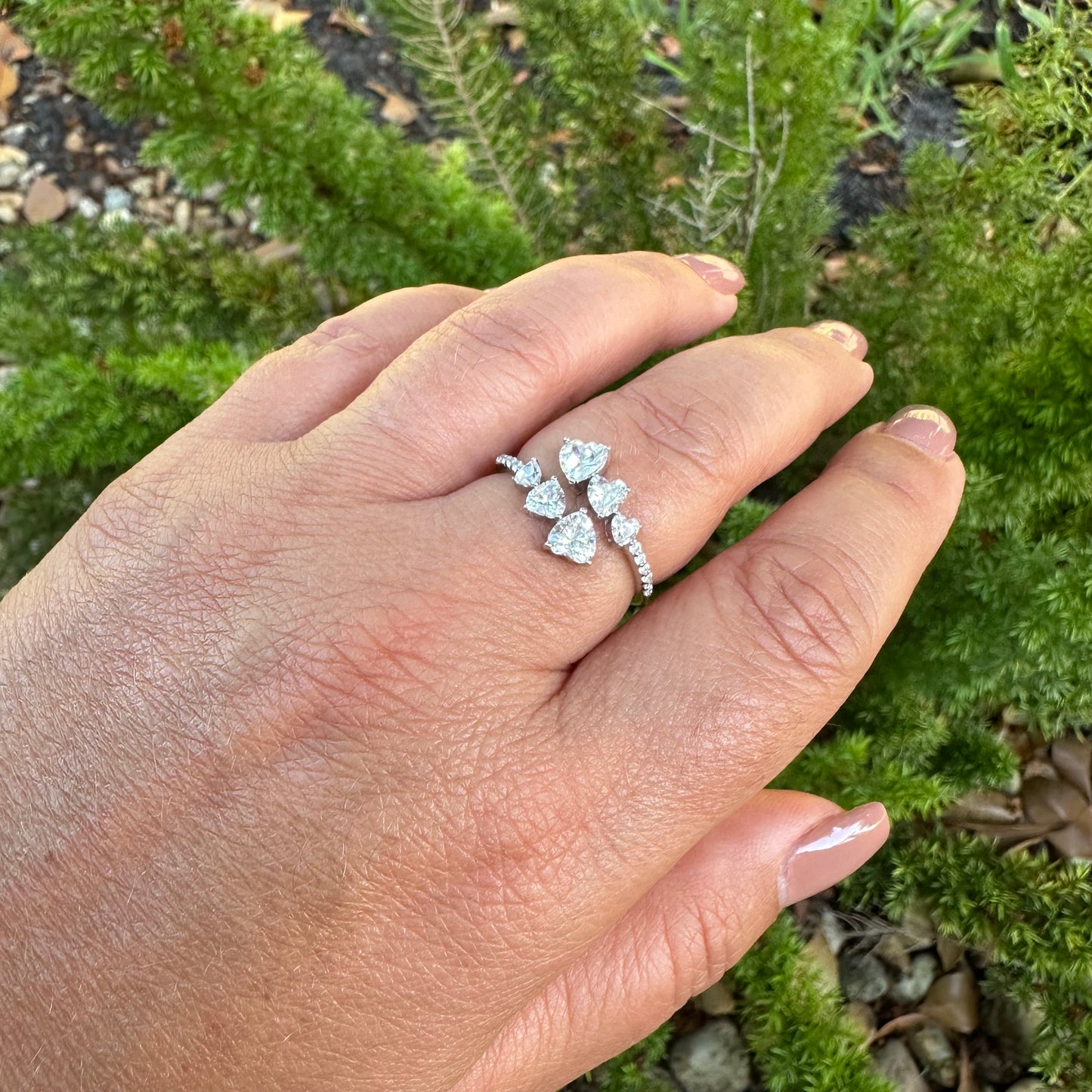 Adjustable Livorno Ring in Sterling Silver 925