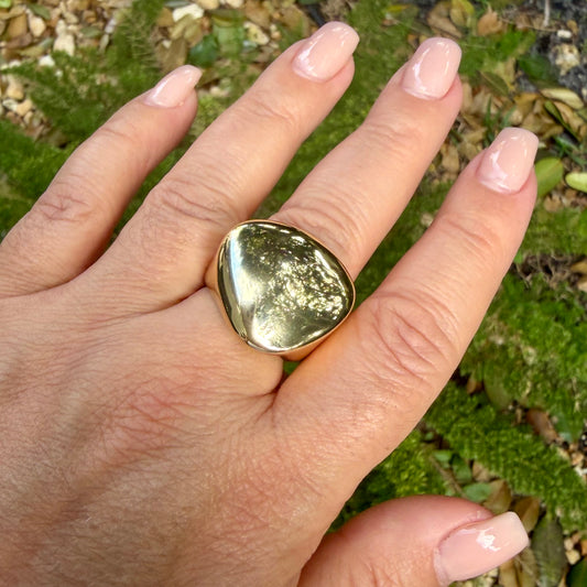 Powerful Ring in 18K Gold Plated
