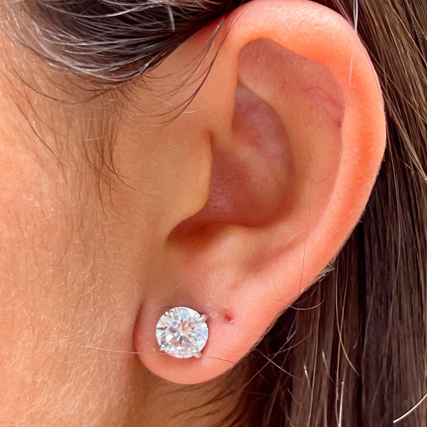 Light Spot Earrings in Sterling Silver 925