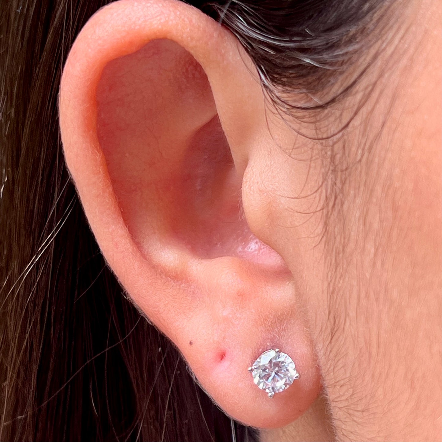 Light Spot Earrings in Sterling Silver 925