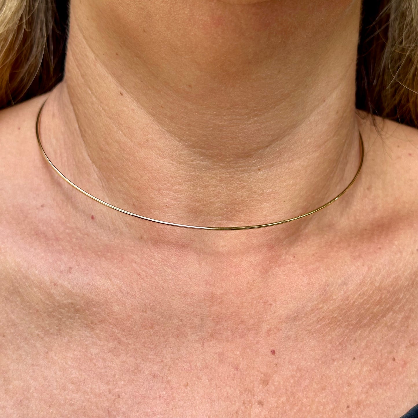 Flat Choker in 18K Gold Plated