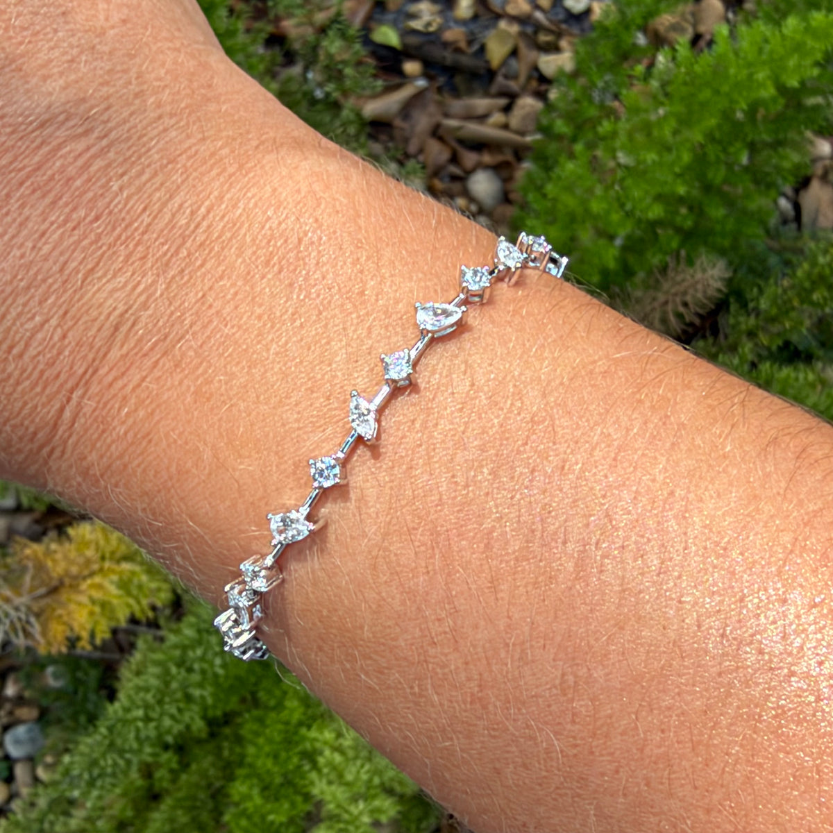 Geometrics Bracelet in Sterling Silver 925