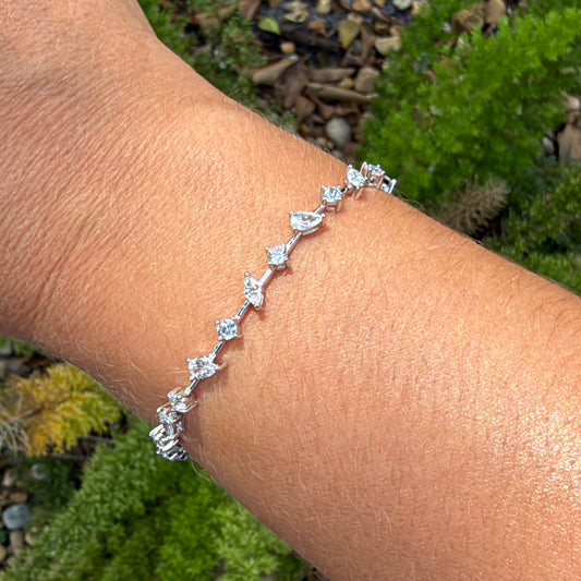 Geometrics Bracelet in Sterling Silver 925