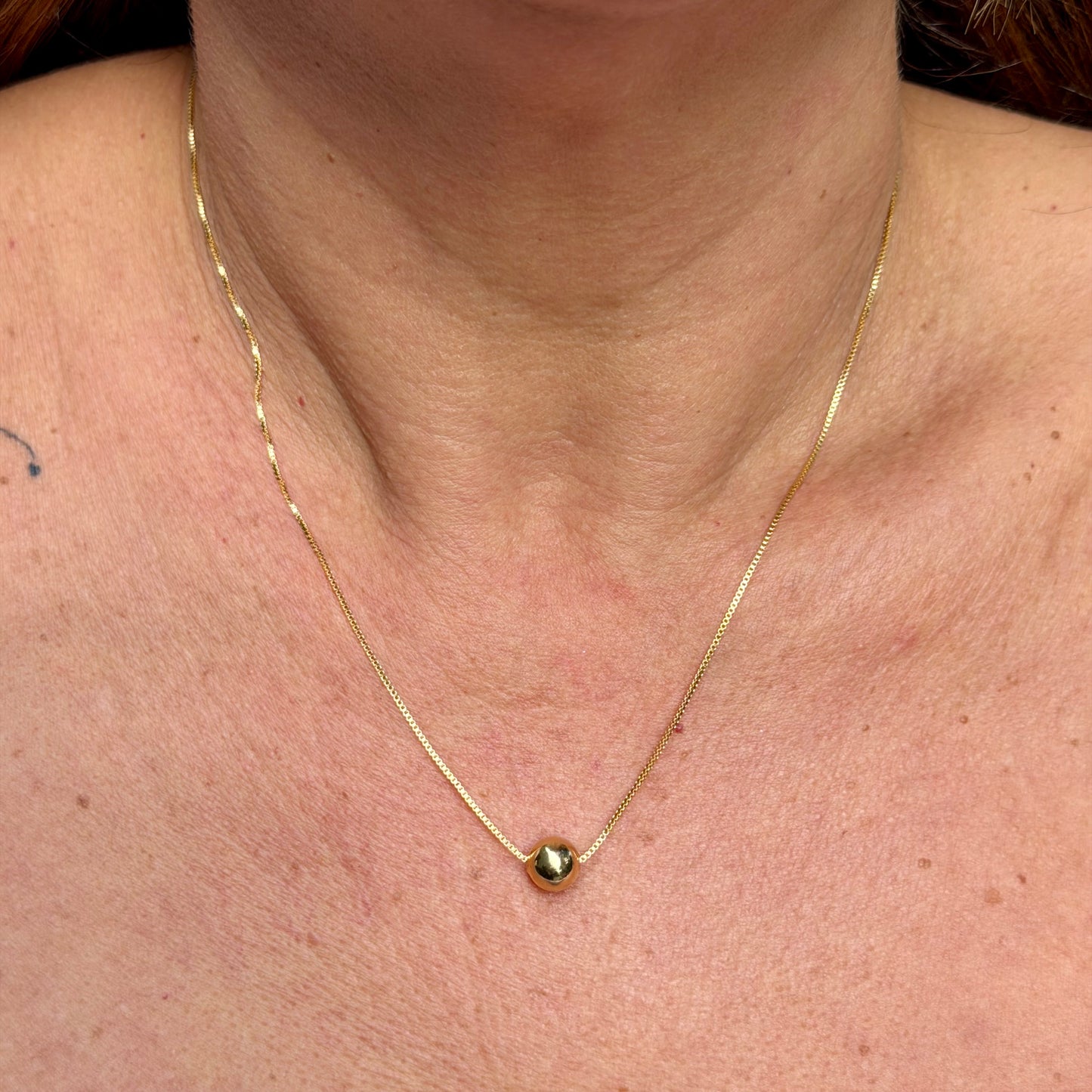 Sphere Necklace in 18K Gold Plated