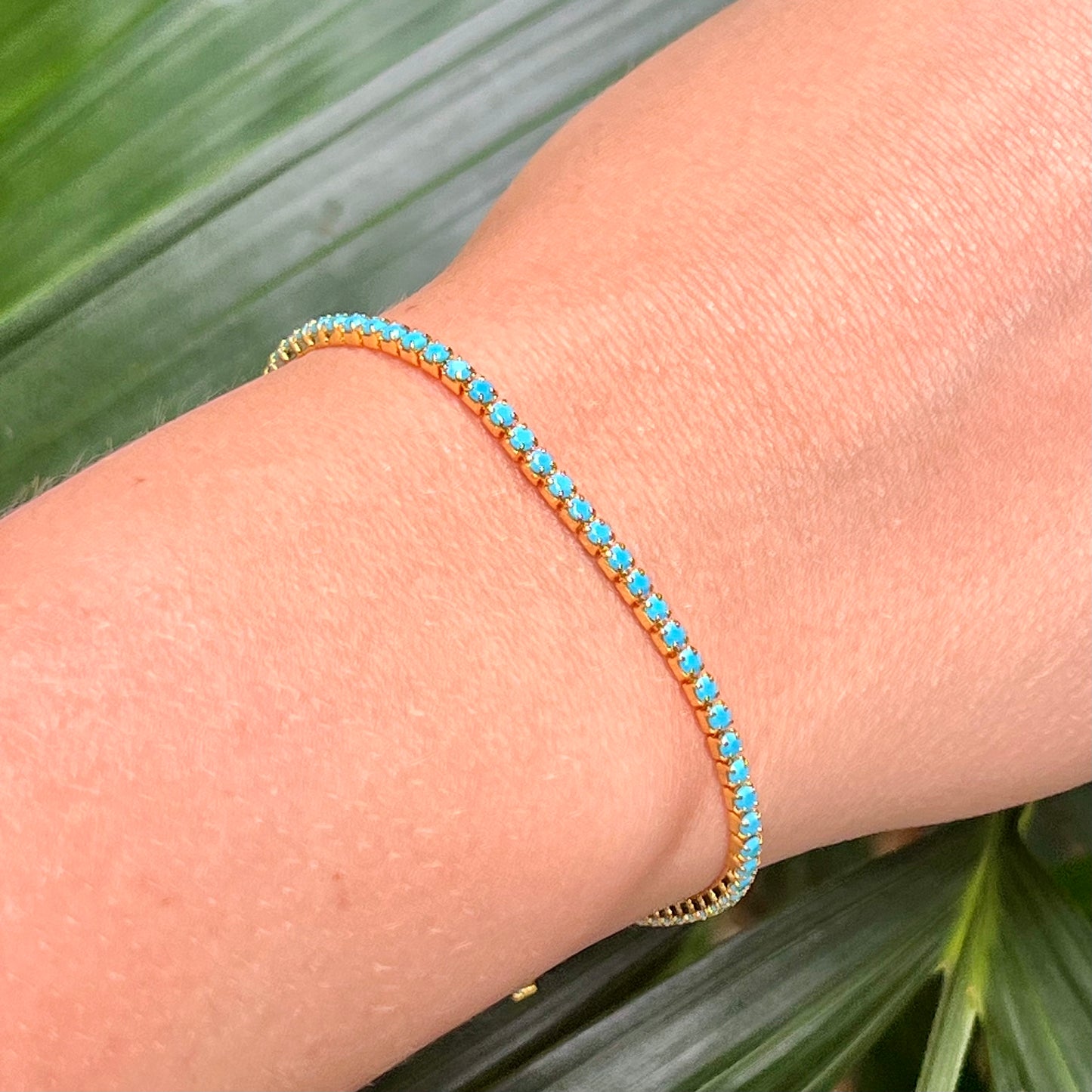Adjustable Tennis Bracelet in Sterling Silver 925