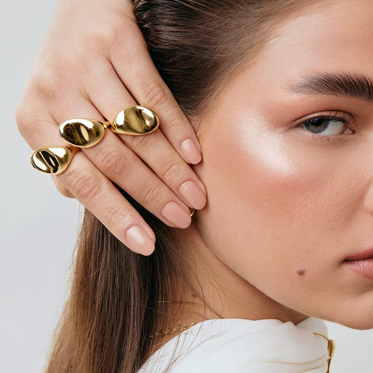 Orla Ring in 18K Gold Plated by Anna Prata