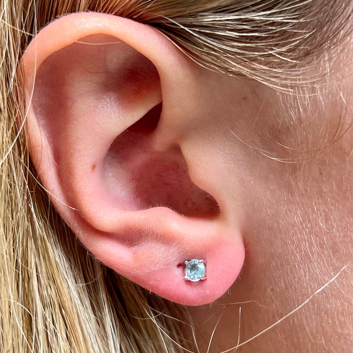 Light Spot Earrings in Sterling Silver 925