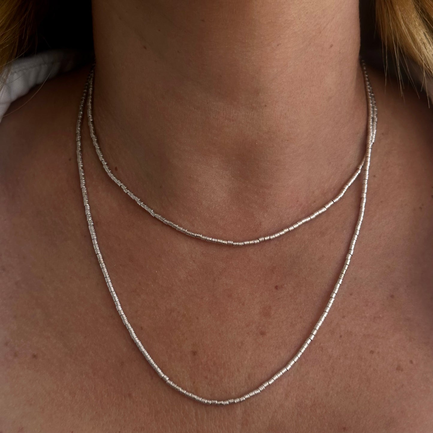 Naples Necklace in 18K White Gold Plated