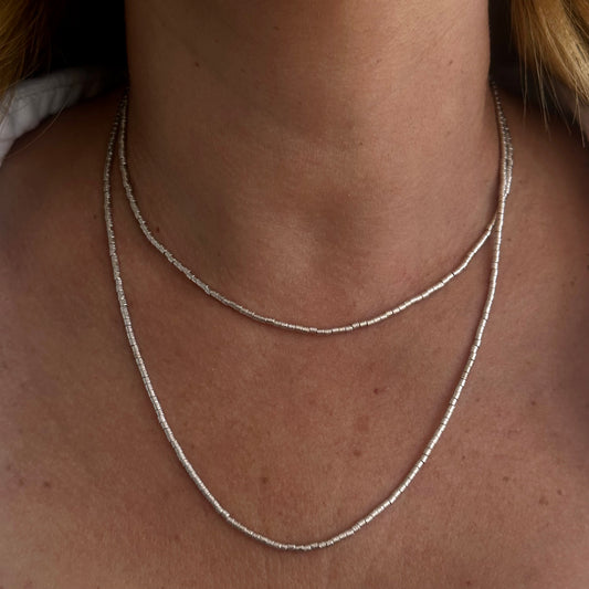 Naples Necklace in 18K White Gold Plated