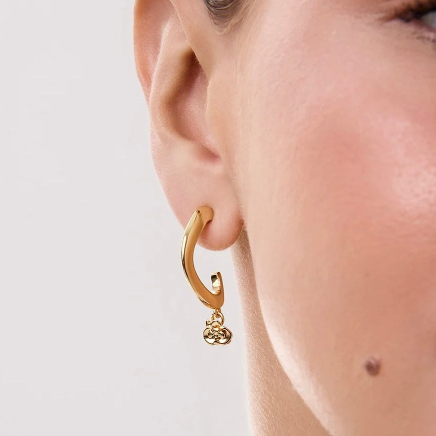 Orla Hoop Earrings in 18K Gold Plated by Anna Prata
