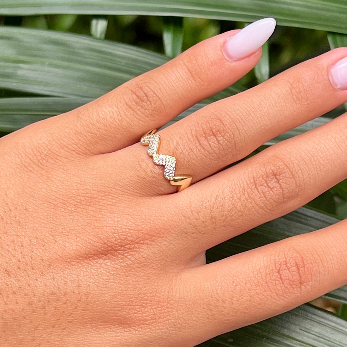 Adjustable Heart Ring in Sterling Silver 925