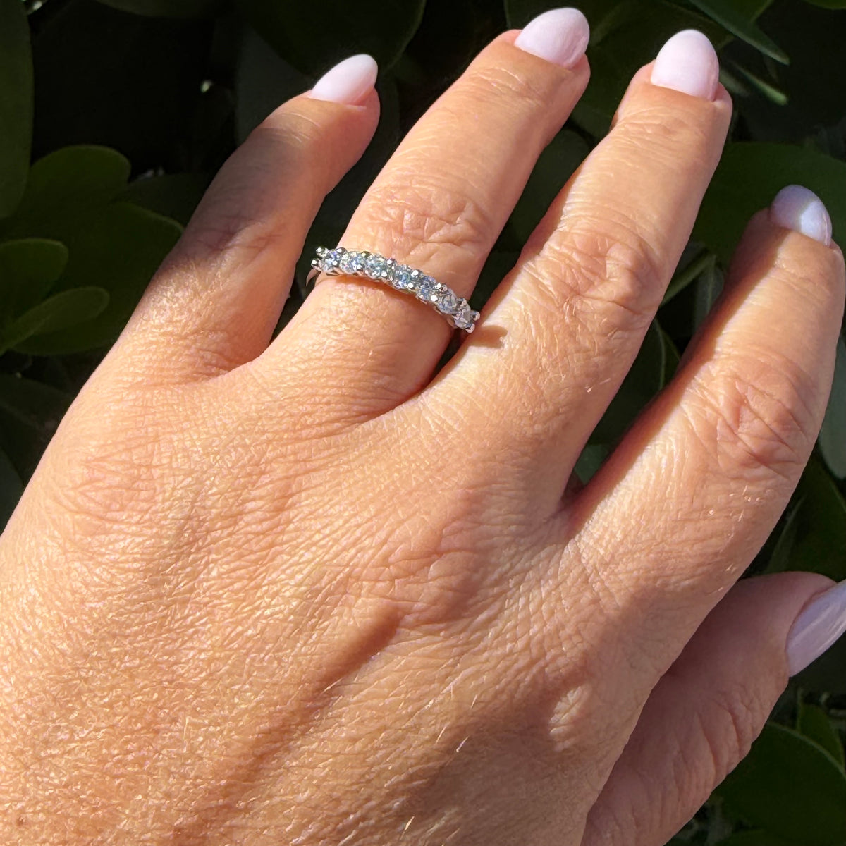 Seven Stones Ring in Sterling Silver 925
