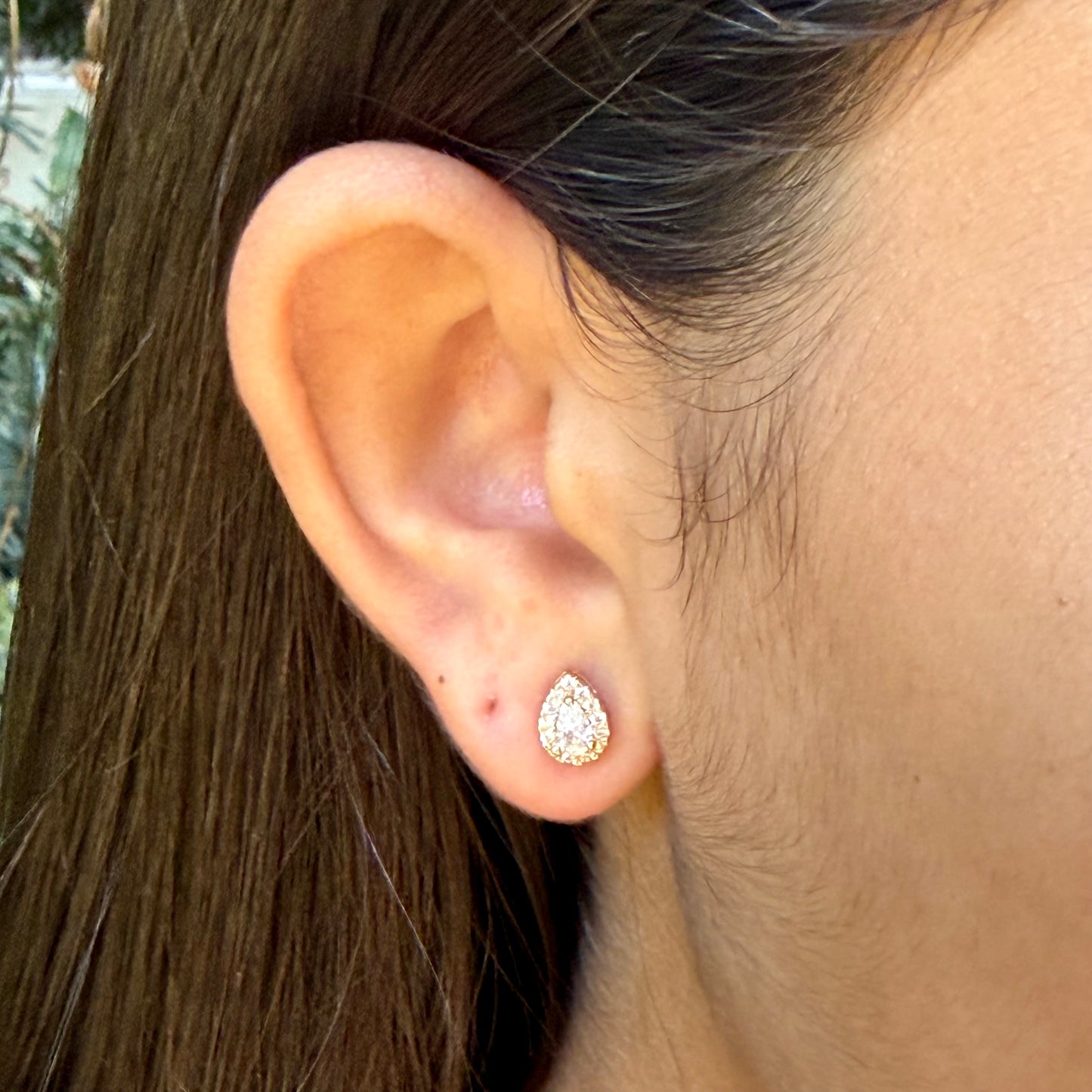 Mini Drop Earrings in Sterling Silver 925