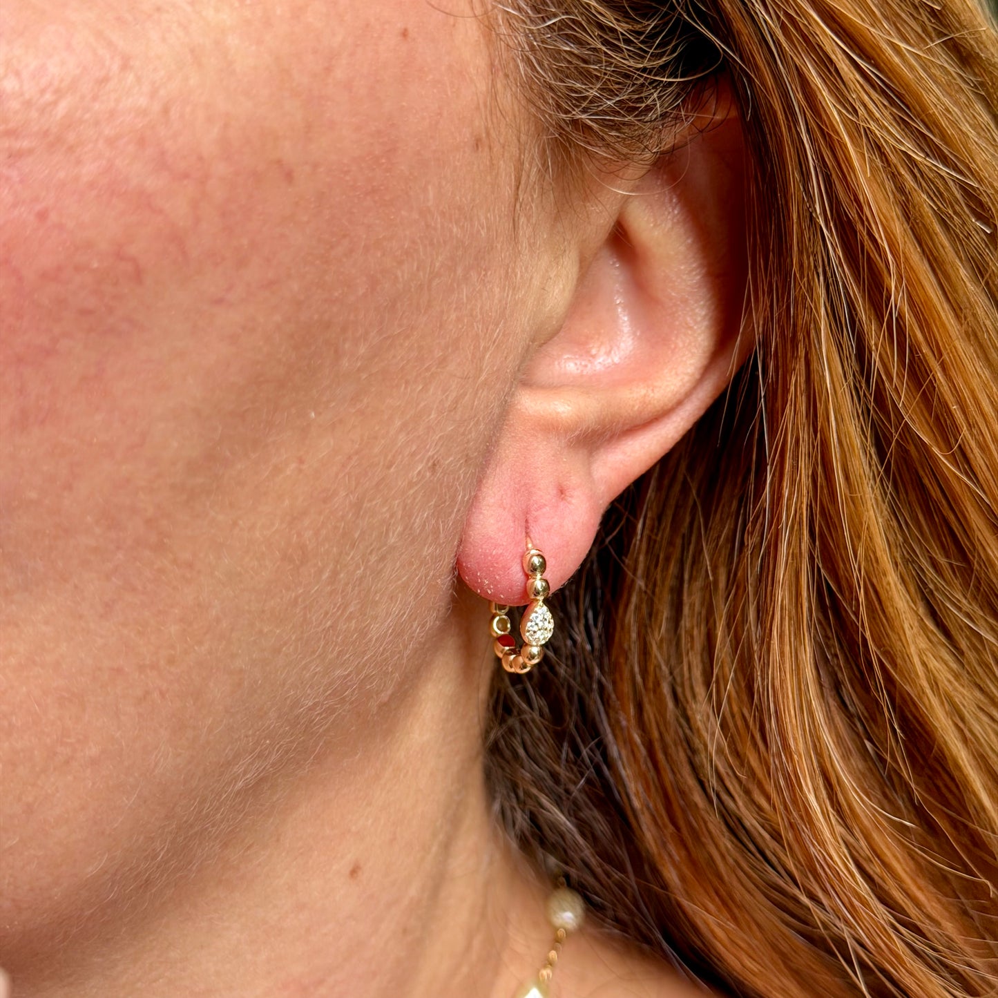 Hoop Earrings in Sterling Silver 925