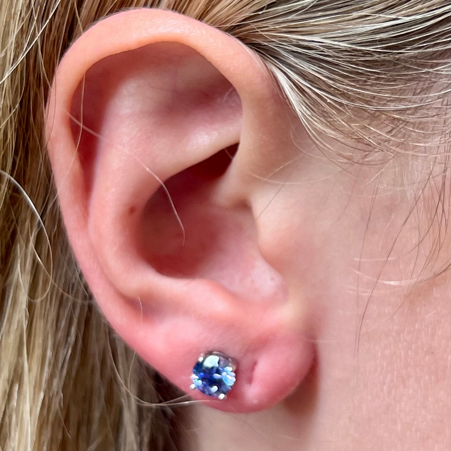Light Spot Earrings in Sterling Silver 925