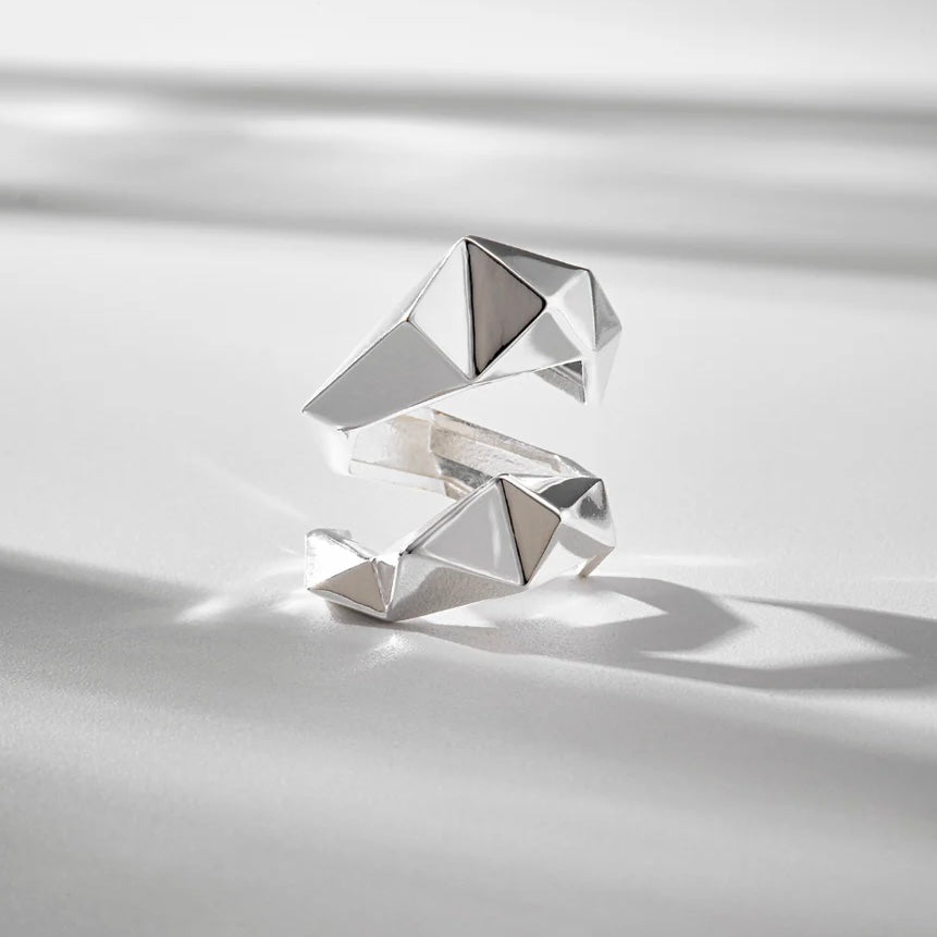 Prisma Ring in 18K Gold Plated by Anna Prata