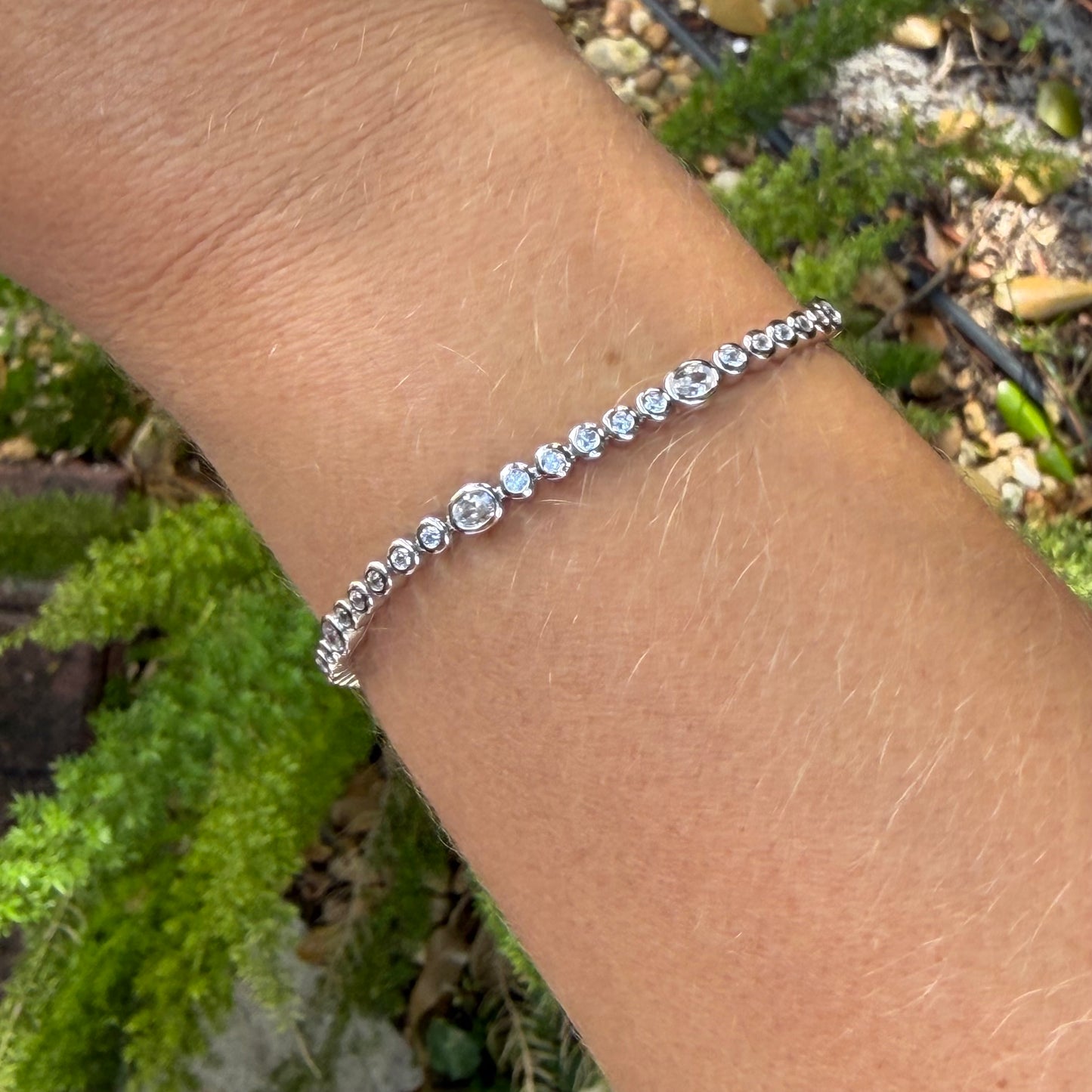 Cat Eyes Bracelet in Sterling Silver 925