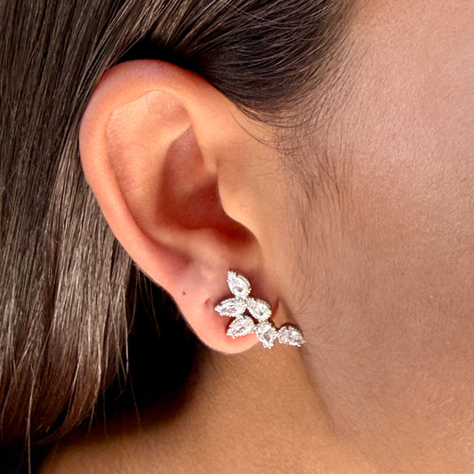 Six Drop Earrings in 18K Gold Plated