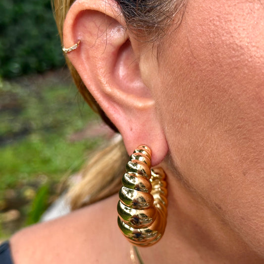 Colombian Earrings in 18K Gold Plated