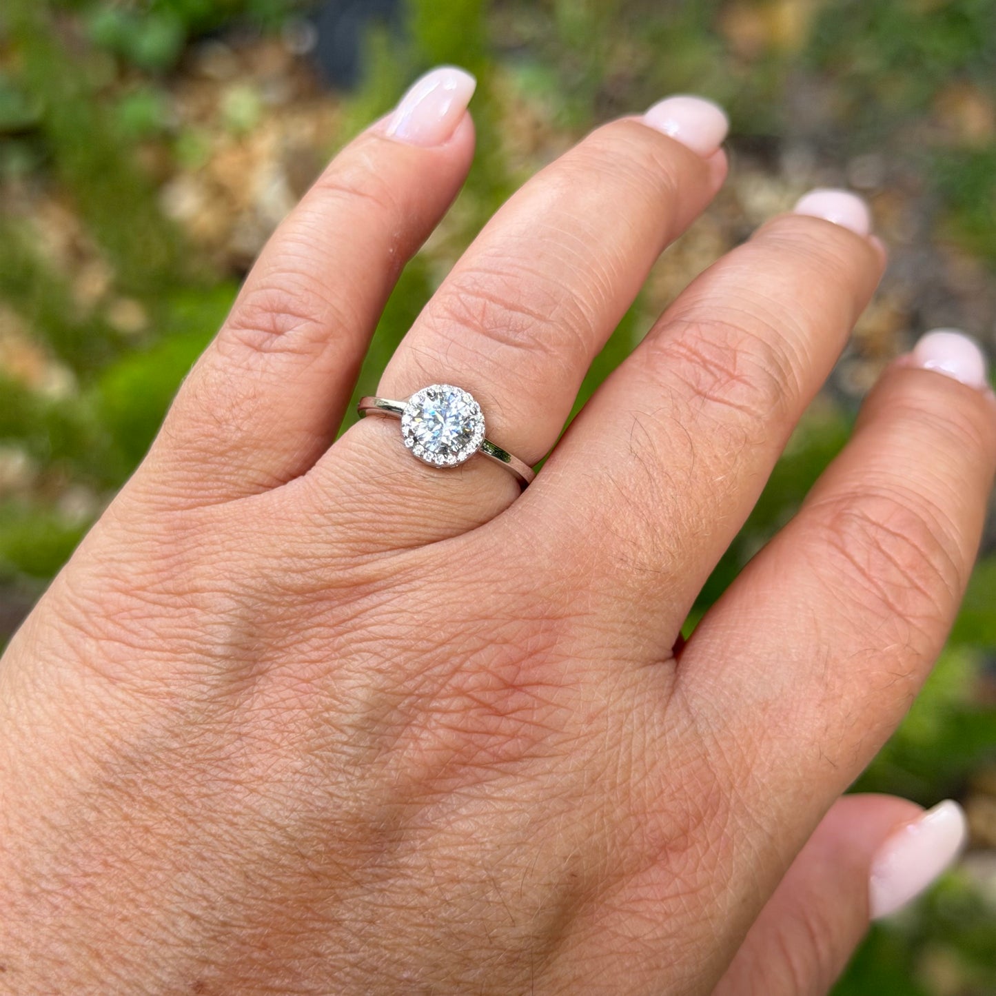 Cat Eye Ring in Sterling Silver 925