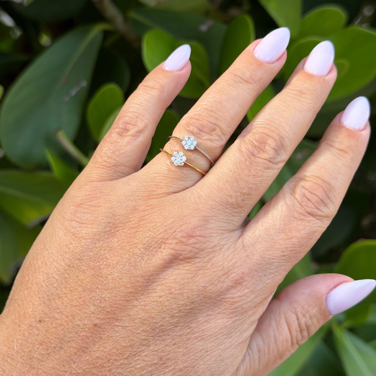 Light Spot Ring in 18K Gold