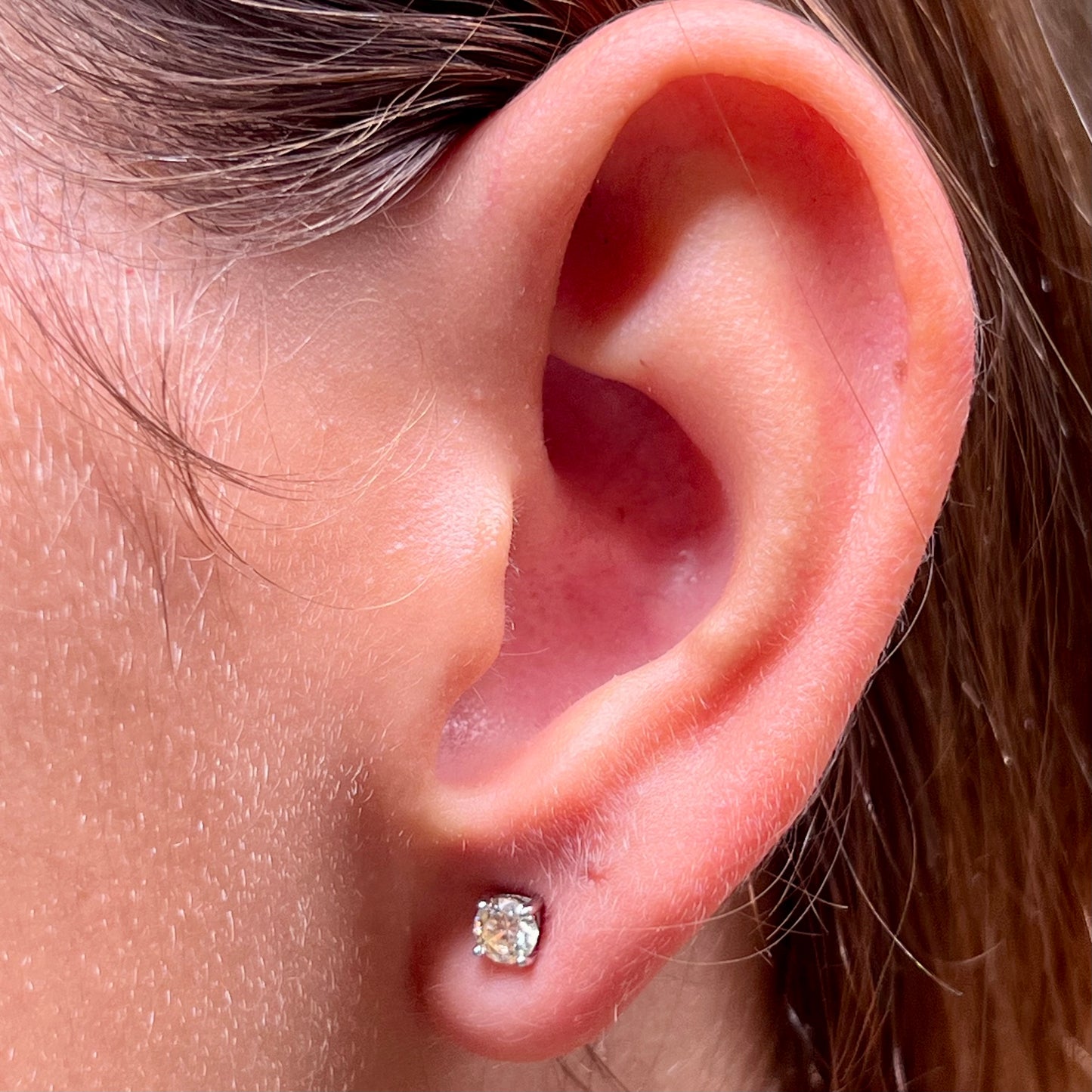Light Spot Earrings in Sterling Silver 925