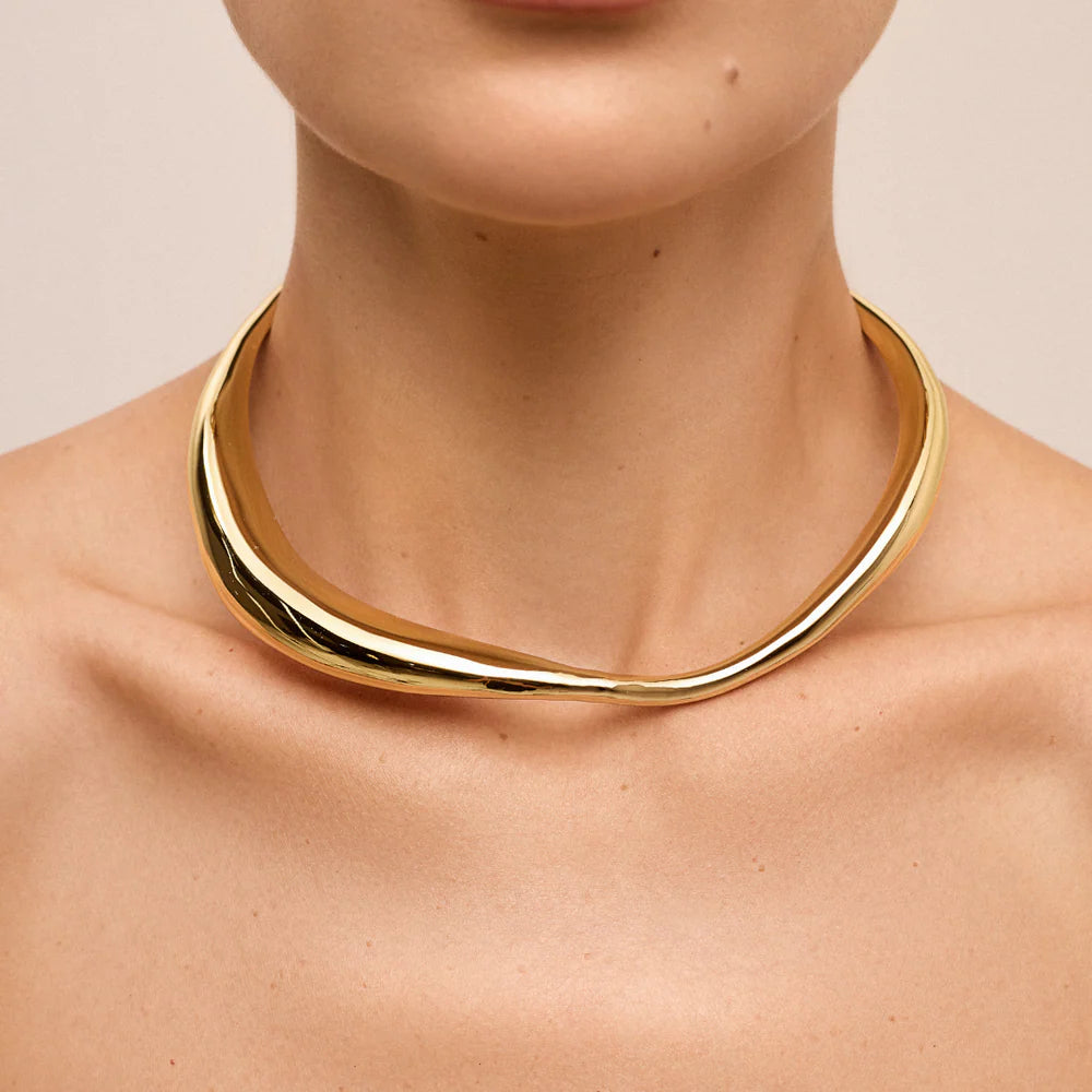 Hanna Choker in 18K Gold Plated by Anna Prata