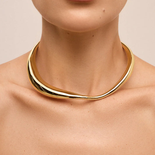 Hanna Choker in 18K Gold Plated by Anna Prata