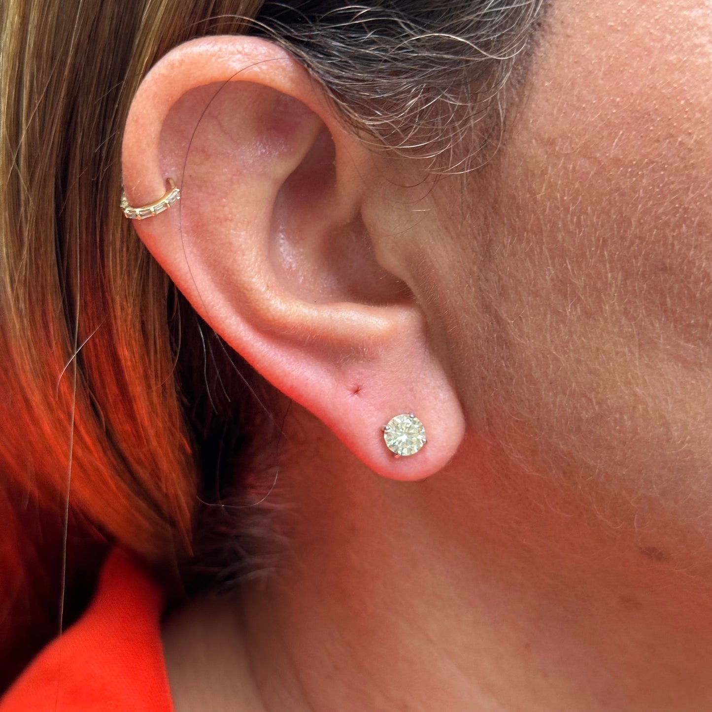 Light Spot Earrings in Sterling Silver 925
