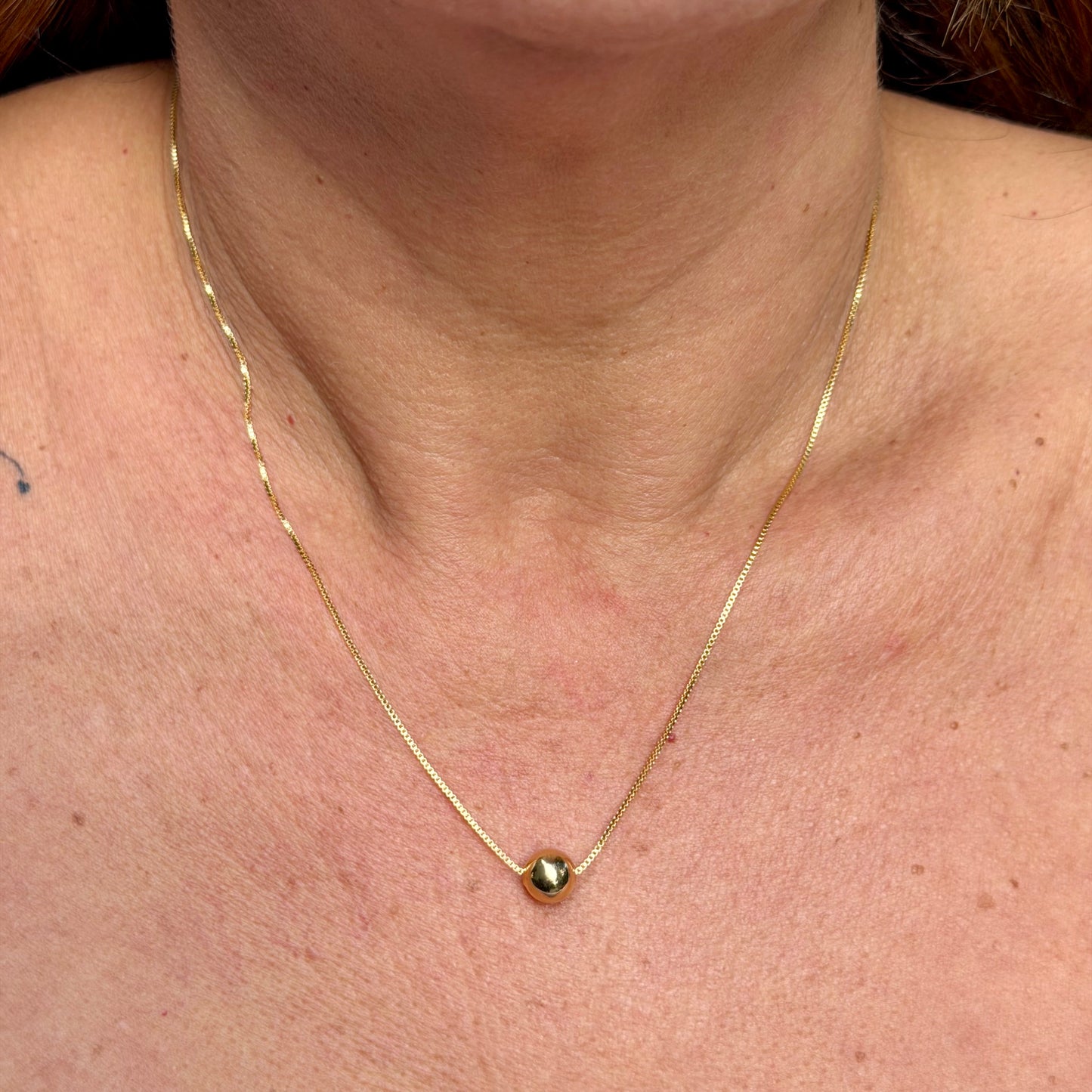 Sphere Necklace in 18K Gold Plated