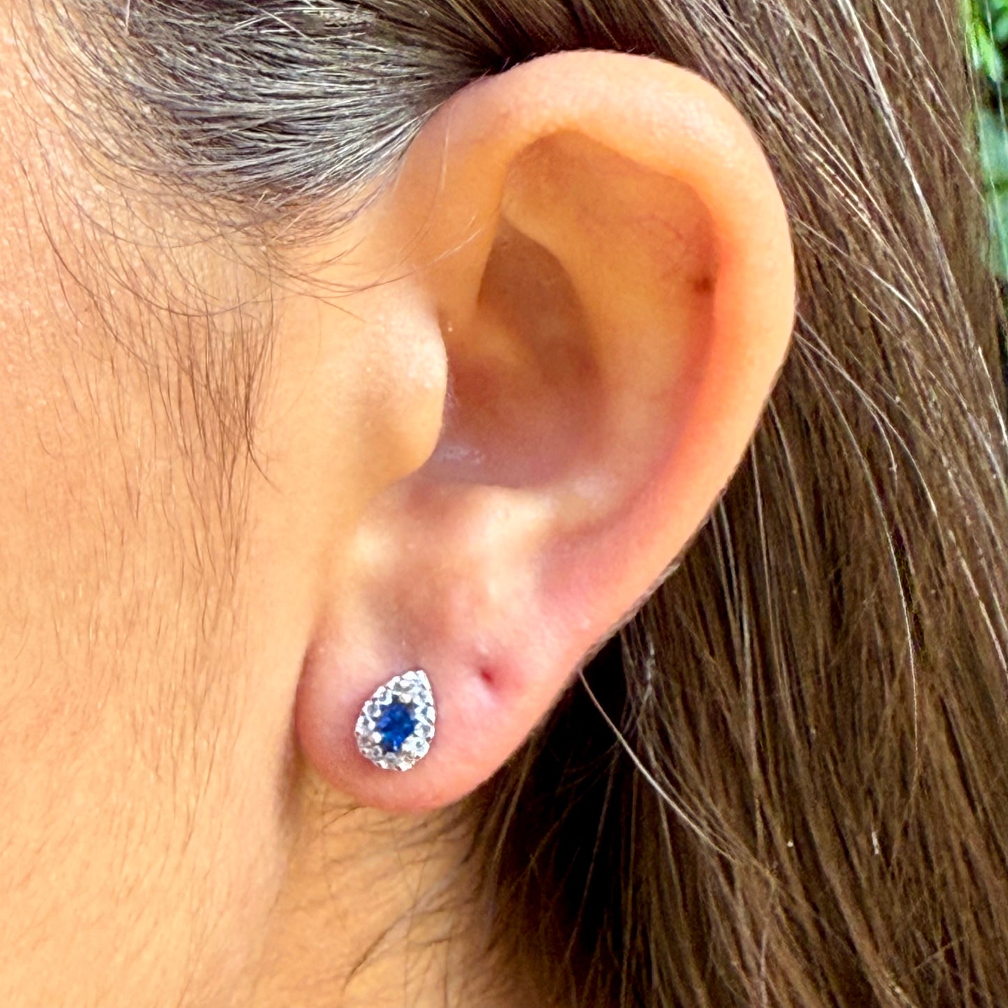 Mini Drop Earrings in Sterling Silver 925