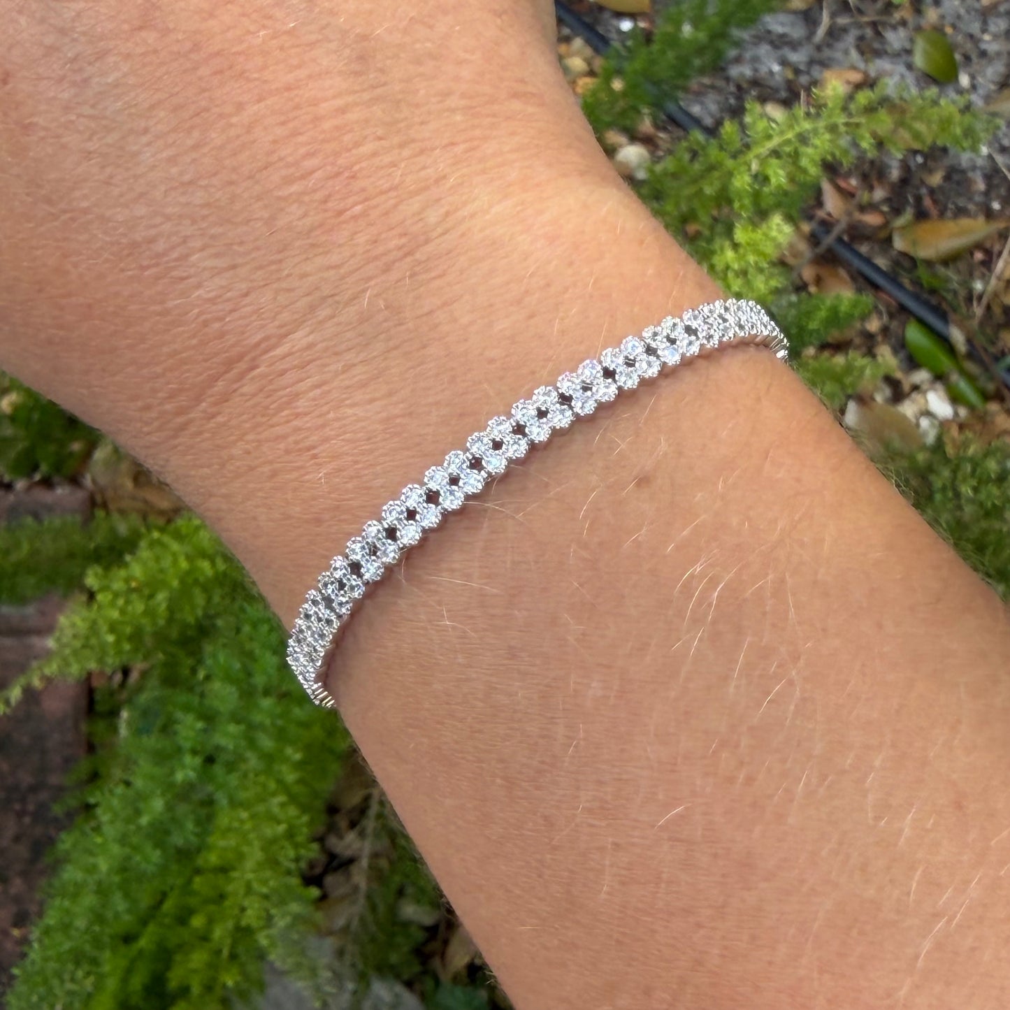 Clover Bracelet in Sterling Silver 925