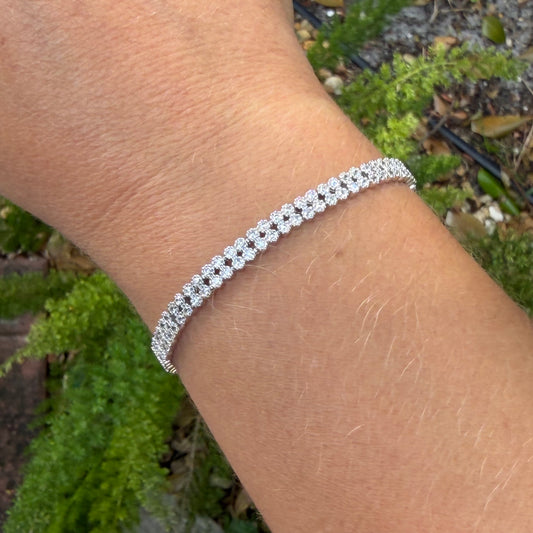 Clover Bracelet in Sterling Silver 925