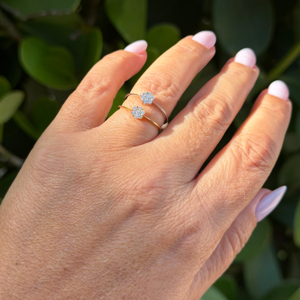 Light Spot Ring in 18K Gold