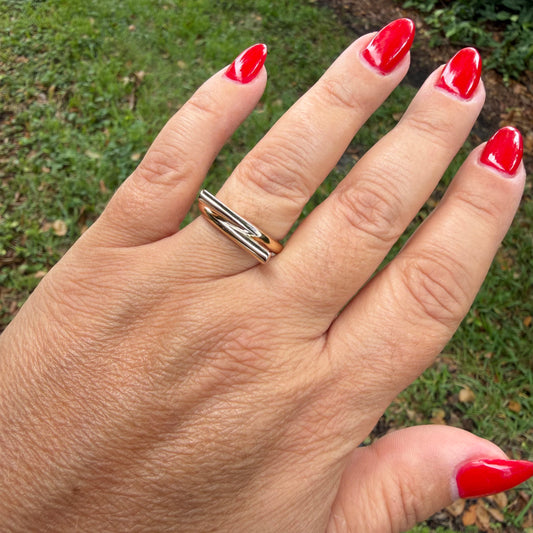 Loop Ring in 18K Gold Plated