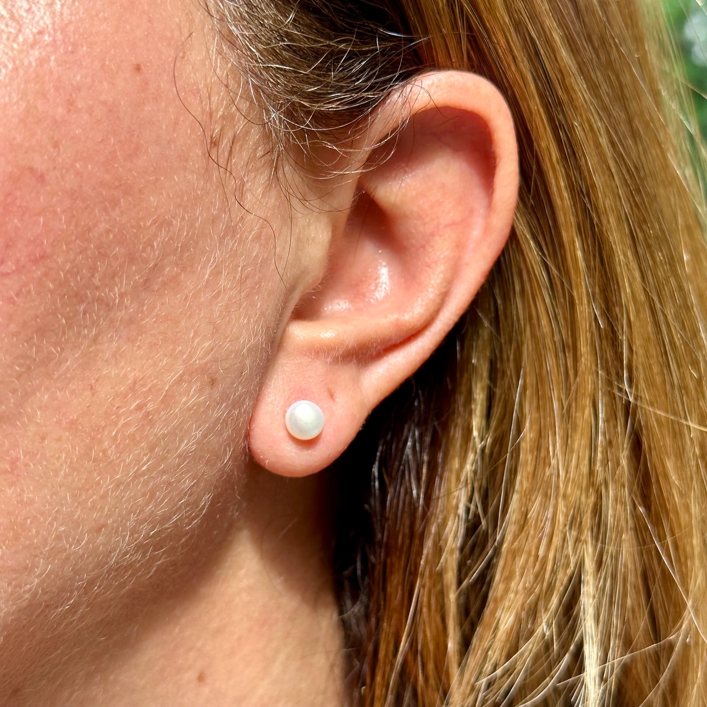 Pearl Earrings in Sterling Silver 925